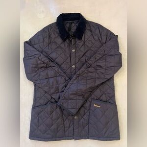 Barbour Navy Heritage Liddesdale Quilted Jacket - MEDIUM